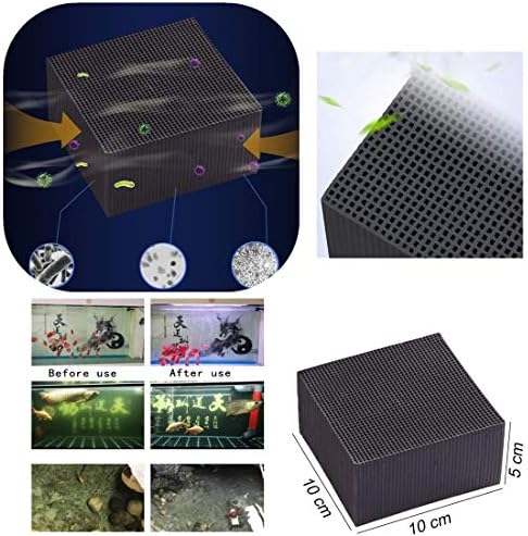 Eco-Aquarium Water Purifier Cube - 10X10CM Ultra Strong Filtration & Absorption Purification Filter for Ponds,Water Tank Purification