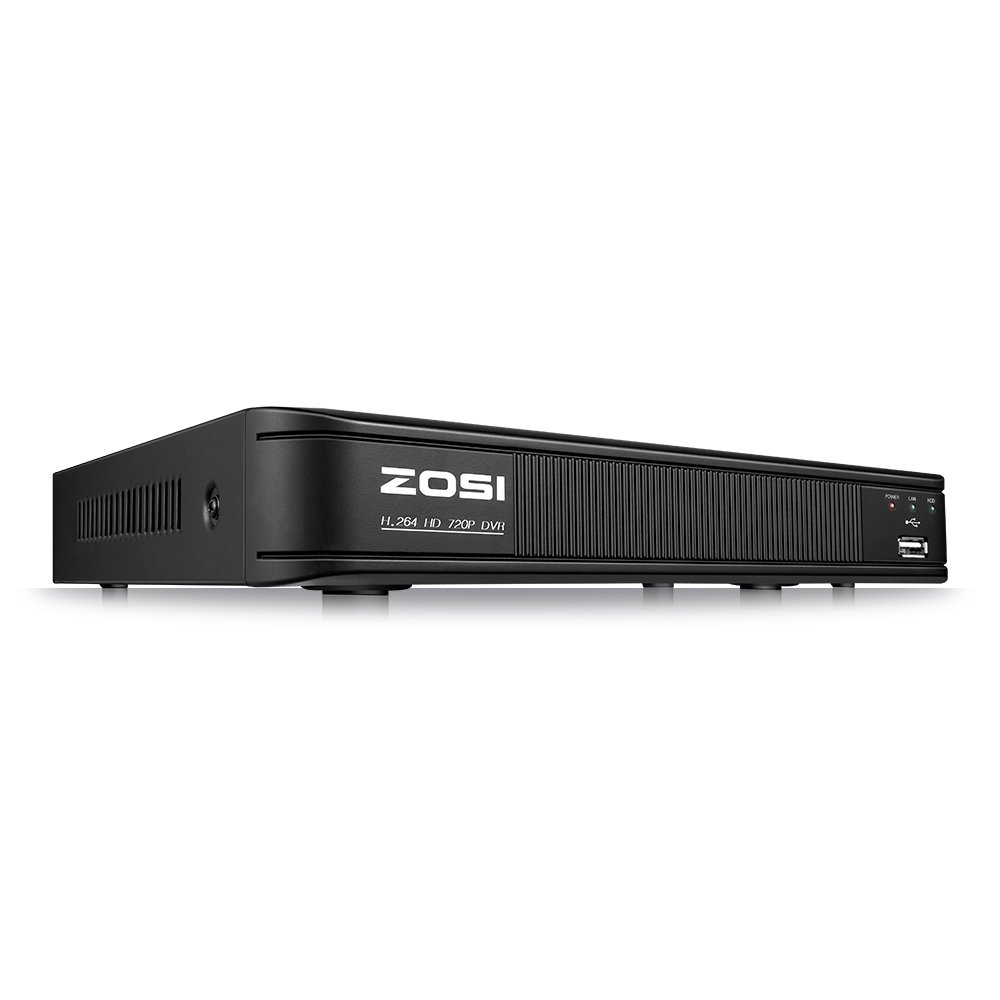 ZOSI 8 Channel HDTVI Security DVR Recorder HD Hybrid Capability 4in1