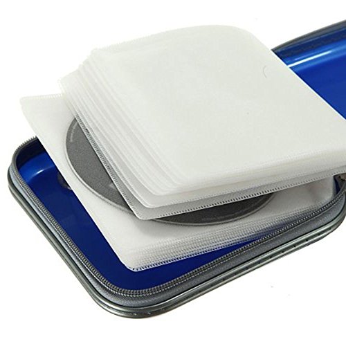 ZYHW Auto Car CD VCD DVD Organizer Square Case Storage Holder Blue