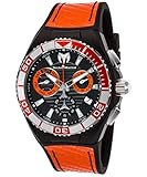 Technomarine Men's 'Cruise' Swiss Quartz Stainless Steel and Silicone Casual Watch, Color:Two Tone (Model: TM-115178)