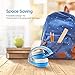 iClever HS19 Kids Headphones with Microphone - Stereo Headphones with Volume Limiter 85/94dB, Sharing Port, Foldable Wired Headphones for Online Class/School/Airplane/Laptop/iPad/Tablet