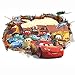 Cars 3D Wall Decal Children Themed Art Wall Sticker Home Decor Art Kids Boys Bedroom