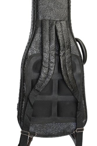 Walker & Williams Hybrid Hardtop Case/Gig Bag for Electric Guitars Black