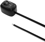 Hsthe Sea Car Rocker Switch On/Off 12V 10A Adhesive Mount Button view 4