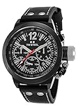 TW Steel CEO Canteen Chronograph Black Dial Black PVD Mens Watch CE1033R