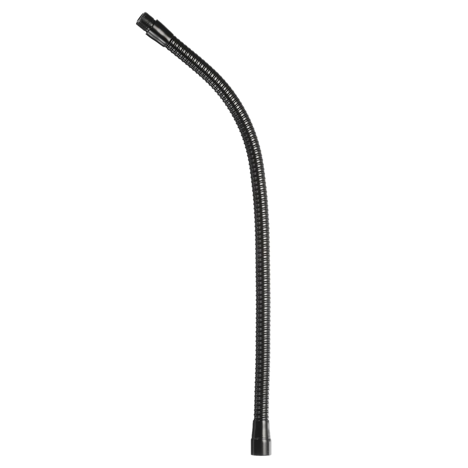 PATIKIL 18" Microphone Gooseneck, 1Pcs 5/8"-27 Thread Metal Universal Hose Flexible Arm Gooseneck Tube Extension for Multifunction DIY, Black
