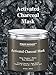 The BEST Charcoal Creme Mask 8.8 fl. oz.- Best for Facial Treatment, Minimizes Pores & Reduces Wrinkles, Acne Scars, Blackheads & Cellulite - Great as Face Mask & Body Cleanser