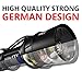 Heider CFX Super Power Rechargeable Handheld Flashlight - Next Generation CREE LED - Waterproof - Gold Plated Inner Parts - 6 Different Lighting Modes - Zoomable
