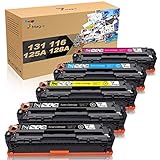 7Magic 131A toner CF210A CF210X CF211A CF212A CF213A 131X Toner Cartridge For LaserJet Pro 200 color M251nw, MFP M276nw M276n Printer (5 Pack - 2Black 1Cyan 1Yellow 1Magenta)