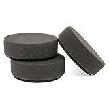 Griot's Garage 11274 3" Black Foam Finishing Pads (Set of 3)