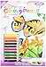 Royal Brush Mini Colour Pencil Set: Butterflies, 5 x 7 inches Color by Number, Multicolor
