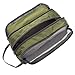 Yeiotsy Toiletry Bag, Light Mesh Travel Toiletry Organizer for Weekend Trip Gym Bag Mens Shaving Kit Bag (Army Green)