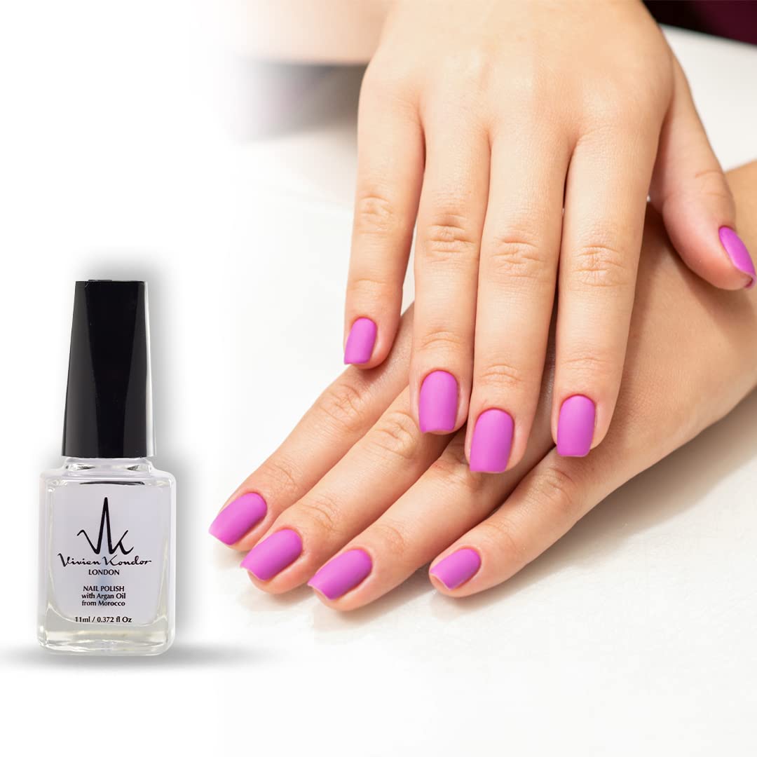 Vivien Kondor Vegan Friendly Argan Care Nail Polish (Matte Top Coat)