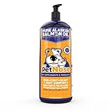 My Pet Nose Pure Alaskan Salmon Oil with Pump, 32 Ounces - 100% Natural Liquid Supplement with Omega-3 and Omega-6 Fatty Acids for Dogs and Cats