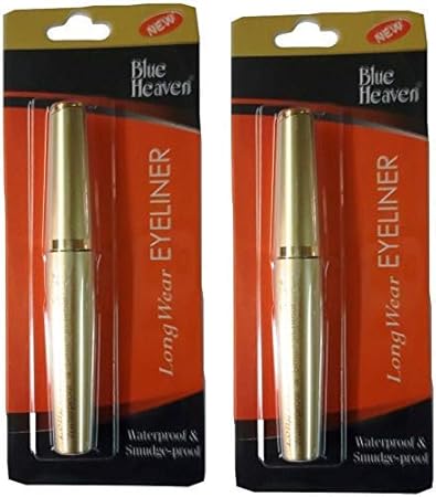 Blue Heaven Long Wear Eyeliner (7.5 Ml, Black) (Set Of 2)