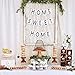 Home Sweet Home Cake Topper Housewarming Gifts Welcome New Home Party Supplies Decorations Gold Glitter...