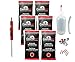 Counteract DIYDK-8 Do It Yourself Tire/Wheel Balancing Beads Dually Kit - Light/Medium Duty Truck Tires, (6) 8oz DIY Bead Bags, (6) Valve Caps and Cores, (1) Core Remover, Injector Bottle