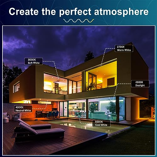 TRAMSMART 6 Inch 5CCT Recessed LED Ceiling Light 12 Pack,Baffle Trim,Dimmable,LED Recessed Downlight Damp Rated,2700K/3000K/4000K/5000K/6500K Selectable,12W Eqv 75W,1000LM Brightness