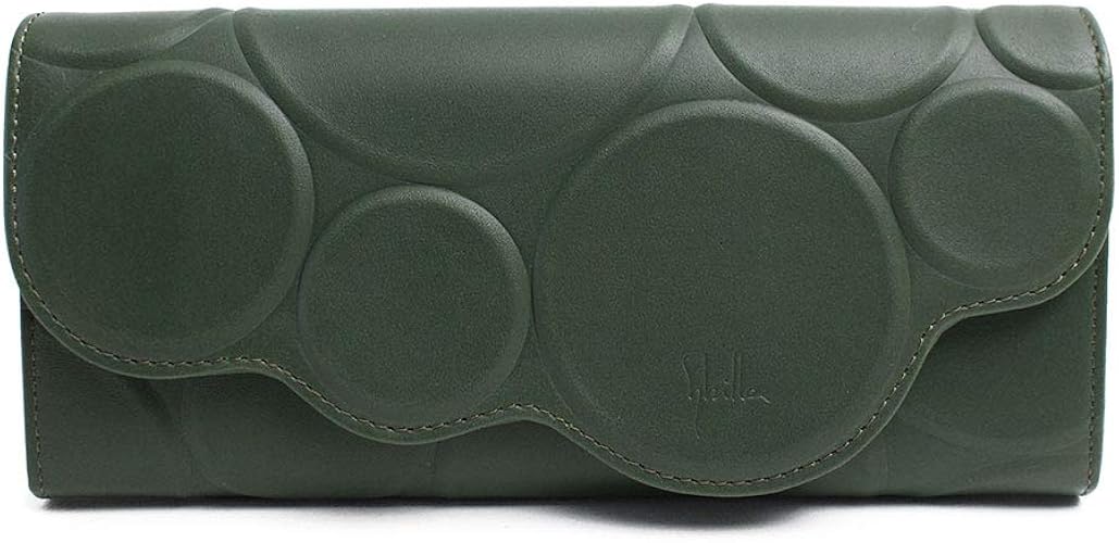 Amazon シビラ Sybilla シルクロ かぶせ長財布 グリーン 50 Sybilla シビラ 財布