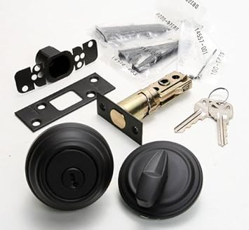 Amazon Kwikset クイックセット デッドボルト ドア用鍵 ブラック スマートキー ドア