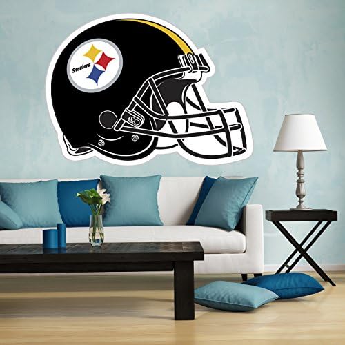 Steelers Wall Decal, Pittsburgh Steelers Decal, Steelers Sticker, Steelers Decal, Steelers Home Decor, Steelers car Sticker, NFL Pittsburgh Steelers Sticker, Steelers Stickers bm13 (10" H x 13" W)