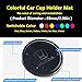 LED Car Cup Holder Lights, Car Logo Coaster with 7 Colors Changing USB Charging Mat, Luminescent Cup Pad Interior Atmosphere Lamp Decoration Light for Honda (2 PCS)