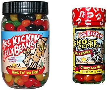 Spicy Habanero Pepper and Ghost Pepper Jellybeans - Set of 2