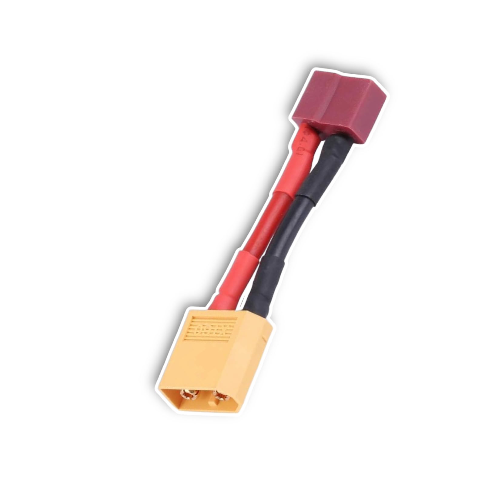 RC T-plug Female to XT60 Male Connector Wire, Deans Style T-plug Female to XT60 Male Connector Adapter Cable Wire for RC Battery ESC Charger