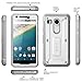 Nexus 5X Case, SUPCASE [Heavy Duty] Belt Clip Holster Case for Google Nexus 5X (2015 Release) [Unicorn Beetle PRO Series] Full-body Rugged Hybrid Protective Cover with Screen Protector (White/Gray)