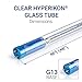 HyperSelect T8 LED Light Tube, 4FT, Single End Powered, Easy Retrofit Installation, 18W (40W Equivalent), 2000 Lumens, 4000K (Daylight Glow), Clear Cover, DLC, UL (Pack of 24)
