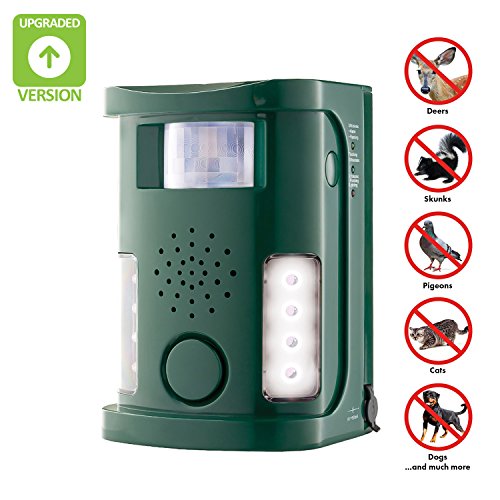 Hoont8482; Robust Electronic Outdoor/Indoor Animal & Pest Repeller - Motion Activated [NEW VERSION]