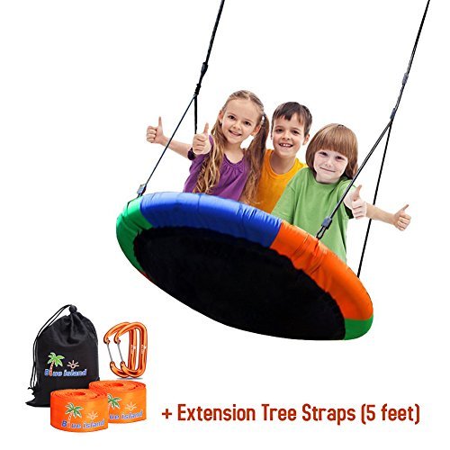 Children’s Tree Swing with Hanging Ropes 400lb Tree Swing Hanging Kit