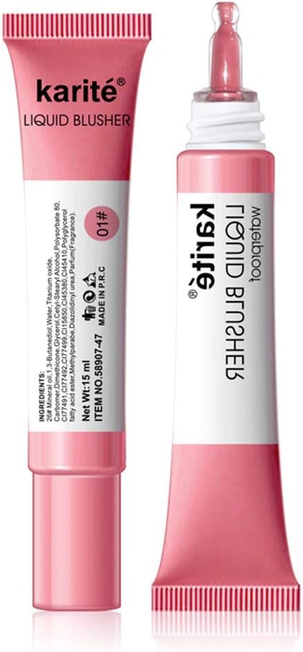 Lucoss Liquid Blush Long-lasting Brighten Color Waterproof Blush Liquid