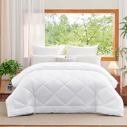 WAVVE Bettdecke 220x240 Ganzjahresdecke 4 Jahreszeiten, Steppdecke 300gsm Mikrofaser 220x240, Super Weiche Zudecke Schlafdecke Atmungsaktive 240 x 220