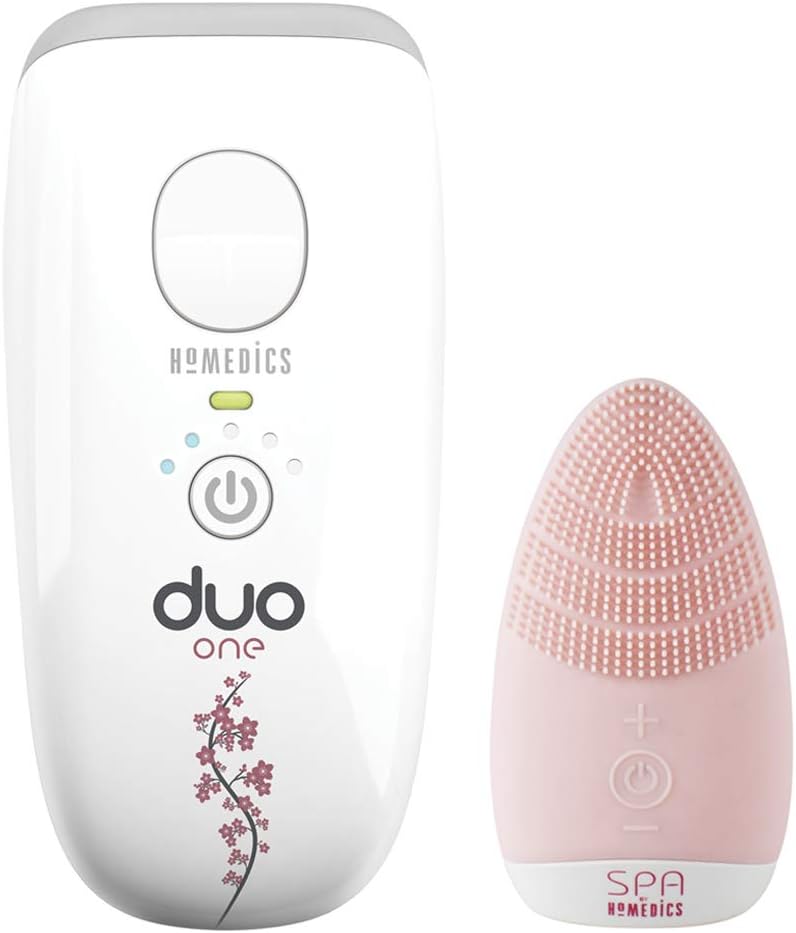 Homedics Duo One Blossom Mini Bundle Ipl Hair Remover And