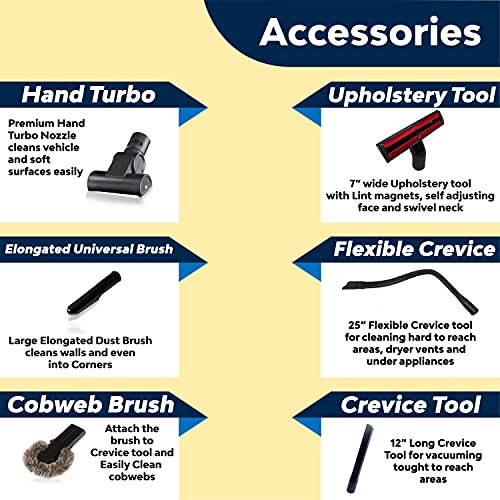 30' "Palazzo" Central Vacuum Kit with Direct Connect Hose, Power Head