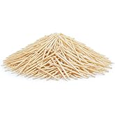 Traditional Single Point Wooden Toothpicks Made from Bamboo, Bulk Pack, (1000) in a Bag
