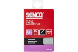 SENCO CZ17EAAR 1-1/2" 23 Gauge Pin Nails, Galvanized Finish 2,600 Count Pack