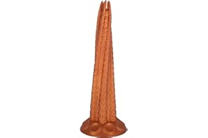 Huge Monster Tentacle Dildo with 5 Flexible Tentacles – 15 Inch Big Fantasy Dragon Anal Dildo with Strong Suction Cup, Thick 