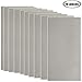 Leather Repair Patch, Leather Patches for Couch, 4X8 Inch Leather Stickers for Sofa,Chair, Car Seats (Grey)