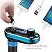 Perbeat BT66 Wireless Bluetooth FM Transmitter Hands free Car Kit Radio Adapter MP3 Player Dual USB Car Charger support SD Card USB Flash Disk for Smart phone, iPhone, iPad,etc (BT66 Blue)