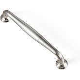 Goo-Ki 6 Pack 5'' Center to Center Modern Satin Nickel Cabinet Pulls – Sleek Tapered Handle for Classic Furniture Contemporar