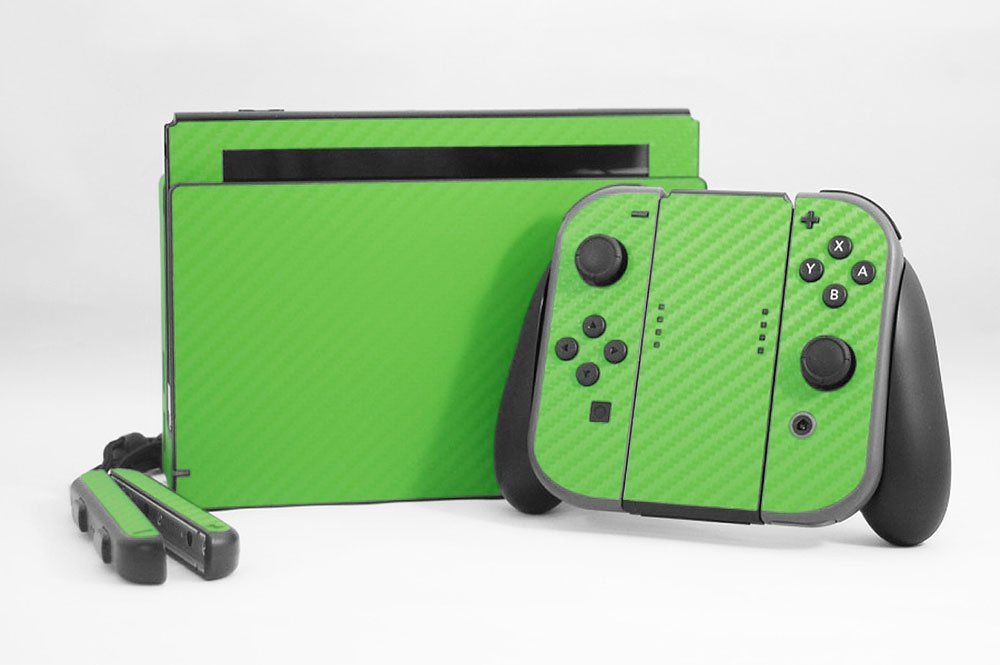 Buy 3D Carbon Fiber Lime Green Air Release Vinyl Decal Faceplate Mod