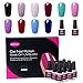 CLAVUZ Gel Nail Polish Set 12PCS Soak Off UV Gel Nail Lacquer with Top and Base Coat Nail Art New Starter Kit 8ML