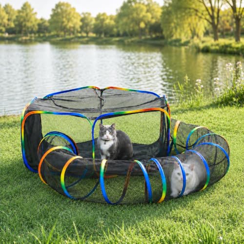 LUCKITTY Portable Cat Enclosure