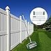 VINGLI Rolling Lawn Aerator with 51'' Handle, Push Spike Tine Roller for Home Garden Yard Patio Grass Soil Aeration, Roller Secured by Fasteners