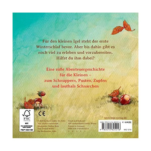 Schlaf schön, kleiner Igel (Mitmachpappen, Band 2) – Bild 3