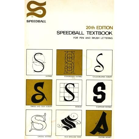 Mua Speedball Textbook for Pen and Brush Lettering: Gothic Condensed ...
