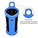 Fintie Protective Case for Amazon Tap - Light Weight Shock Proof Silicone Sling Cover Compatible with Amazon Tap Charging Cradle, Blue