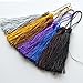 100PCS 13CM Thick Handmade DIY Tassels Multicolored Mini Tassels for Bookmarks Souvenir Jewelry Making, DIY Craft Accessory (25Colors, 5 Inches)